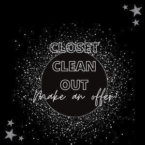 I am moving and want to clean out my closet.